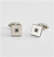 Gemelli Mabina Uomo GEMELLI ARGENTO in Argento Zircone 573002 - 573002